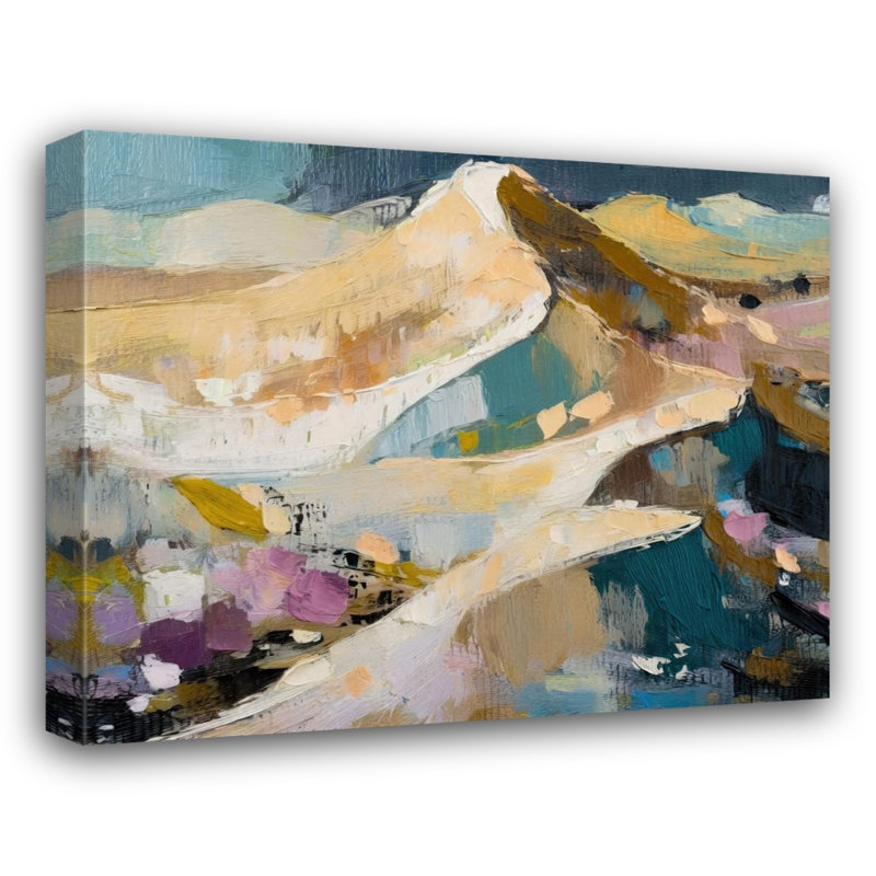 «Dunes 1» par Stephen Chambers - reproduction sur toile tendue, H 20 po x l 24 po x P 1,5 po