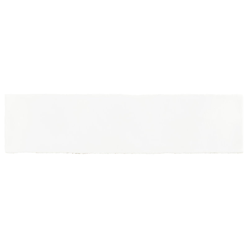 Subway Tile 3" x 12" Straight Edge Ceramic Singular Wall & Floor Tile, Matte White