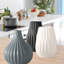 3 vases cannelés emblématiques 3 pièces 