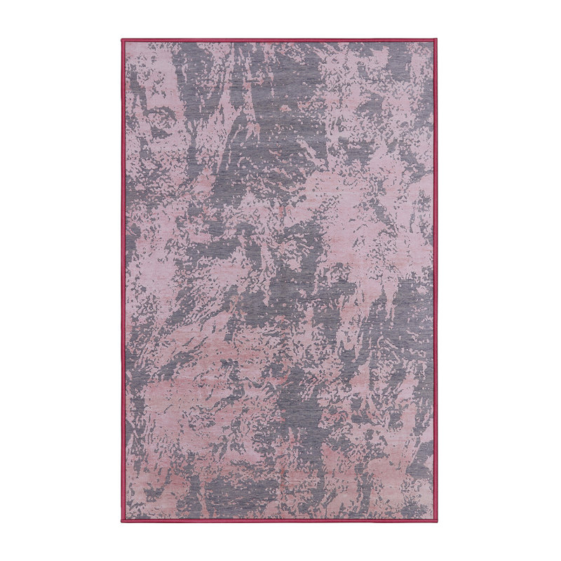 Tapis mauve / gris Boonsboro, Rectangle 5 pi x 7 pi
