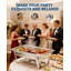 Ensemble de 6 chauffe-plats rectangulaires 8 QT (59 cm) - Acier inoxydable - Chauffe-plats chauds/froids pour buffets, mariages et réceptions professionnelles-1004563401-1004563415