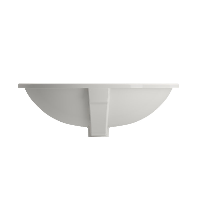 Parma 22.4'' L Bathroom Sink, Biscuit