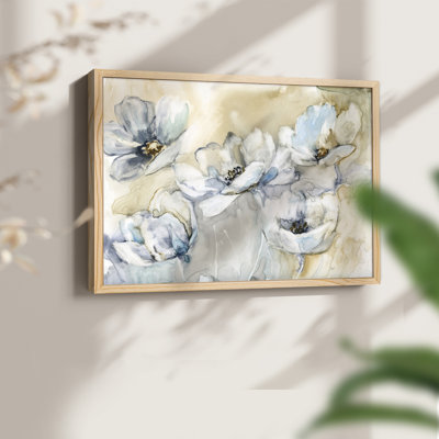 Soft Blooms -Framed Print - Restickable