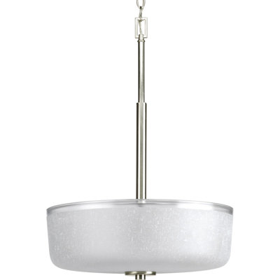 Nash 3 - Light Brushed Nickel Single Pendant