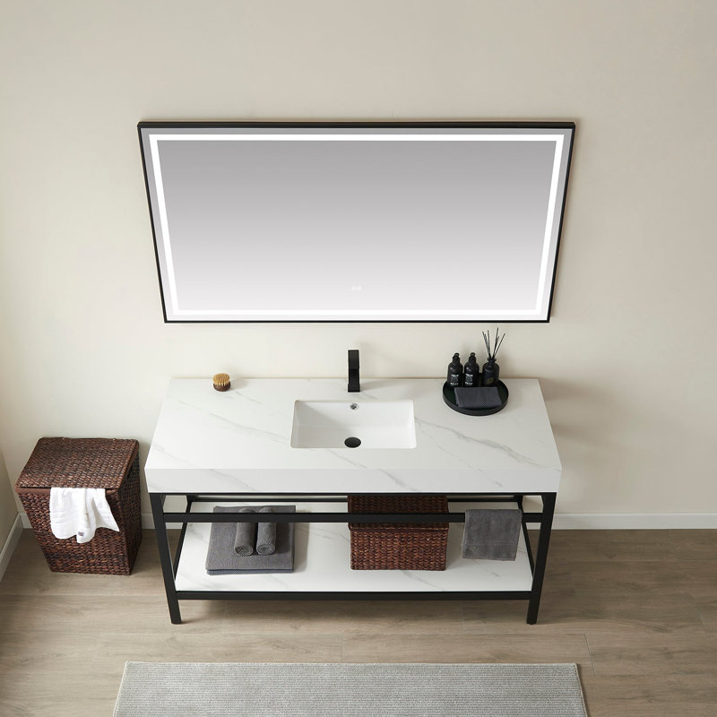 AV-012 24" - 72" (Multiple Color Options), Matte Black, 24", White