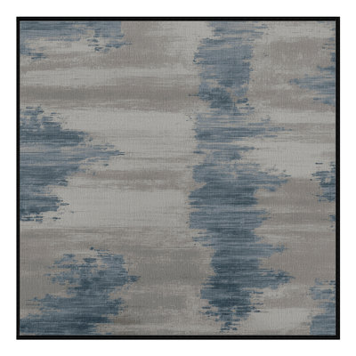 Machine Washable Abstract Gray Area Rug