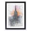 Empire State Building Sunset in Abstract - Picture Frame Graphic Art Print-55725281-55725285
