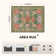 Kaldi Washable American Country Floral Rug Vintage Farmhouse Style Floor Mat