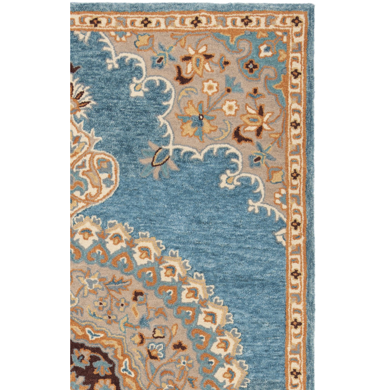 Tapis oriental en laine / coton touffeté à la main Clavene, Rectangle 2 pi x 3 pi
