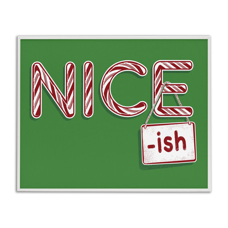 Humour des Fêtes de Nice-Ish, estampe numérique de Jedco Brands, Inc., H 11 po x l 14 po