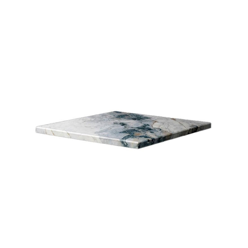 Indoor Powdercoated Wood Table Top, H 1,125 po x L 72 po x l 30 po, Pierre de lave