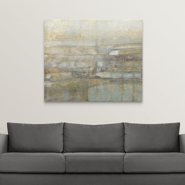 « pastel scape ii », reproduction d’art jennifer, H 40 po x l 48 po x P 1,5 po, Toile
