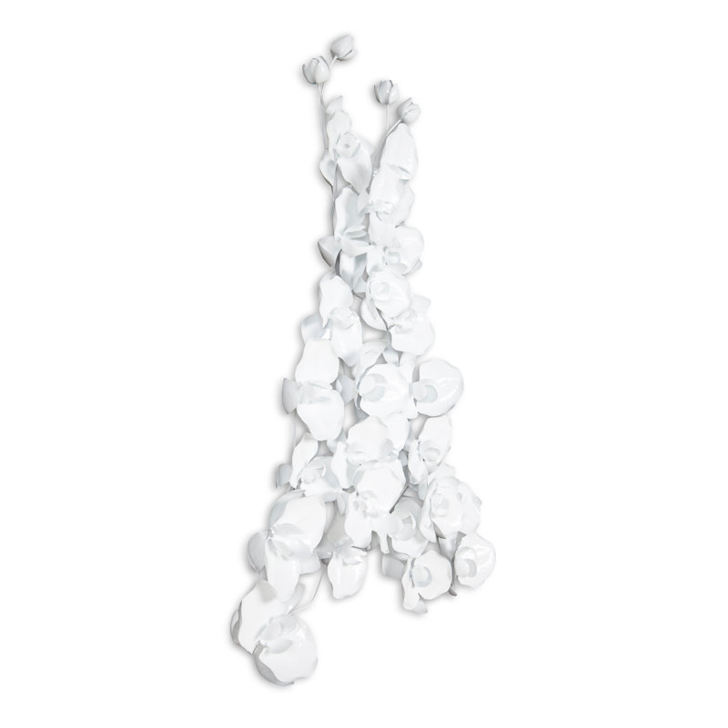 Orchid Wall Décor, White