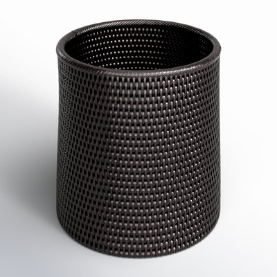 Rael Wicker Open Waste Basket - 1.74 Gallons