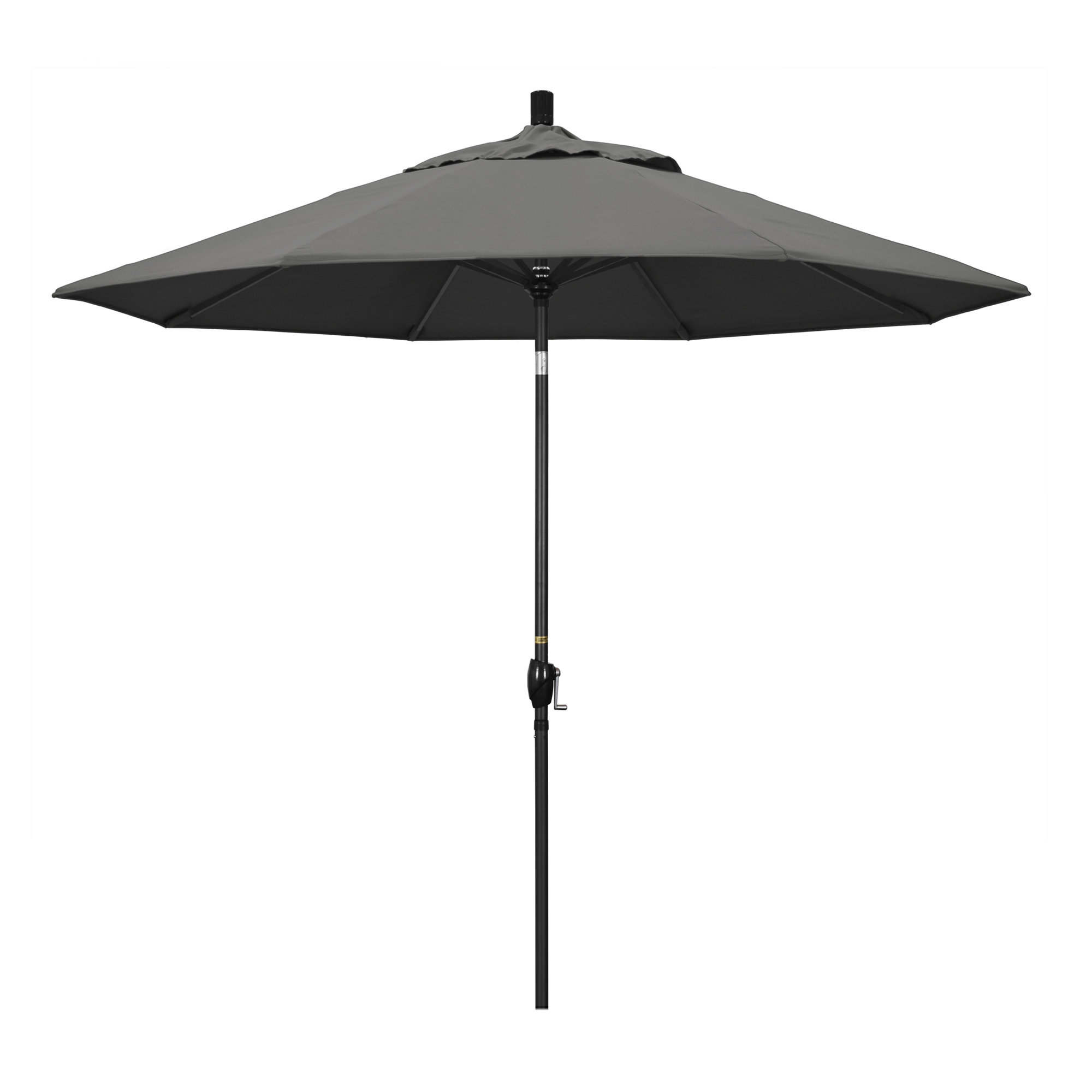 Iuka 108'' Outdoor Umbrella, Charcoal
