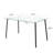 51.2 "Glass Dining Table(Only Table)