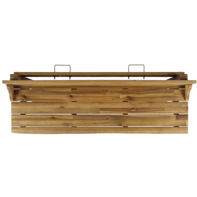 Table de bar en bois pour balcon - 50,87 pouces de hauteur, 16,5 largeur, 48 assemblage pour adultes avec outils fournis 50,87h, 16,5w, 48l nécessaire