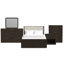 Ensemble de chambre à coucher pour grand lit 4 pièces Pickton House Furnishings Sutton-1024302324-1011322978-1011322981