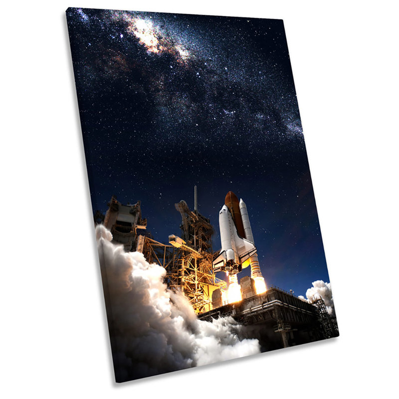 Space Shuttle Launch Pad - Wrapped Canvas Print, 121.9cm H x 81.3cm W