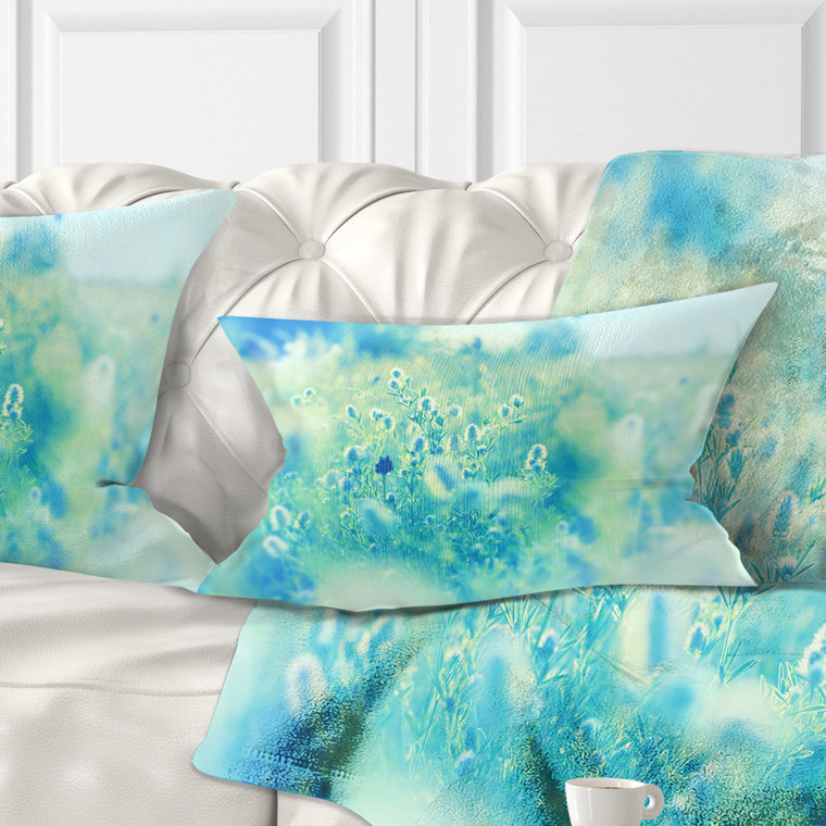 Coussin lombaire floral clair the light mountain