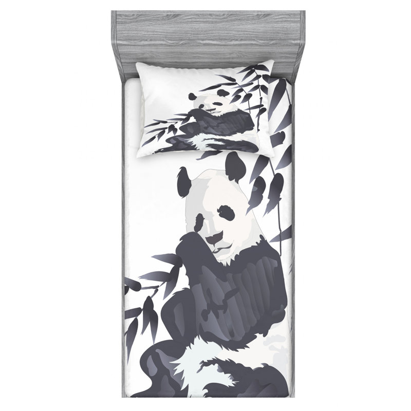 Microfiber Sheet Set, Twin Sheet Set with Fitted Sheet