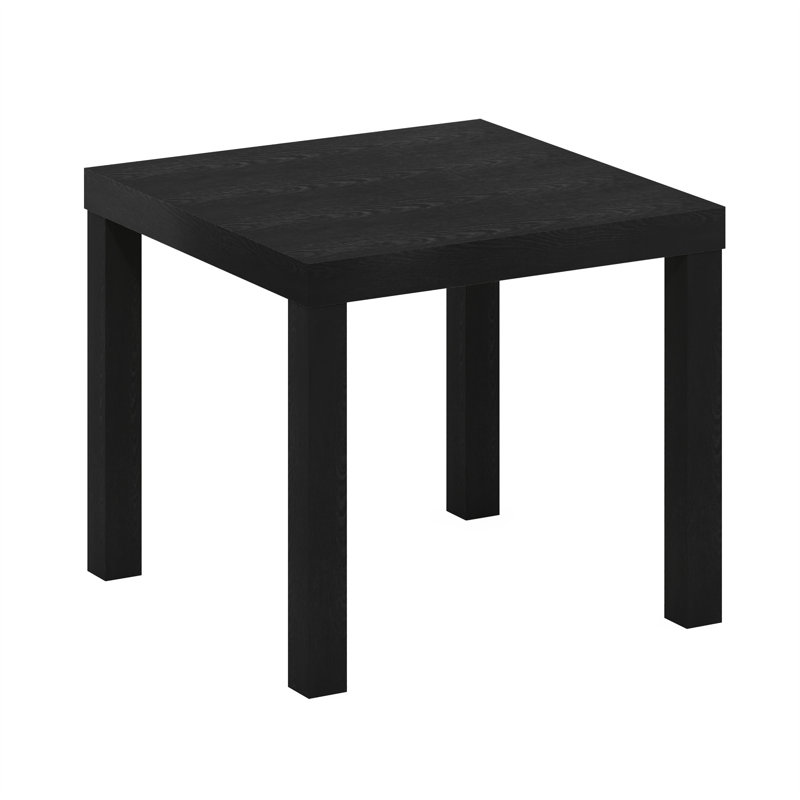 Kincer Square Side End Table, Black