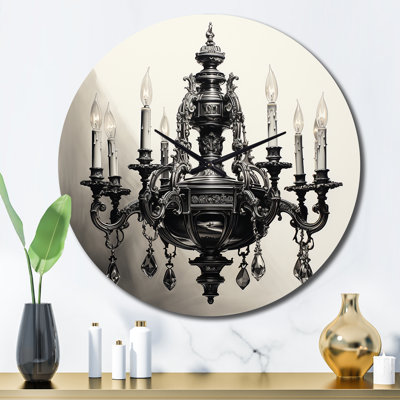 Horloge murale Chandelier