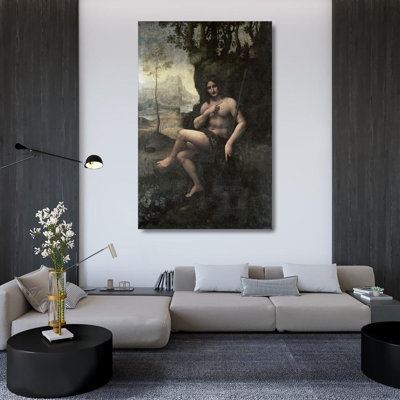ArtDirect Da Vinci, Leonardo Gallery Wrapped Canvas Art Titled: Bacchus