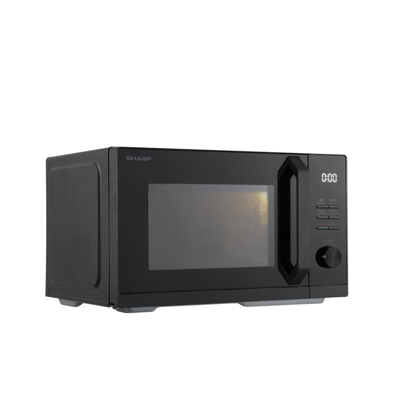 Sharp 44cm 800W - Watt Countertop Microwave, Black