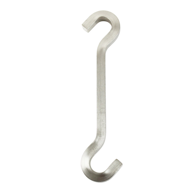 Handcrafted 7" Extension Hook, Hammered Steel