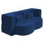 Canapé-lit convertible en tissu avec 2 coussins Modern-1061540064
