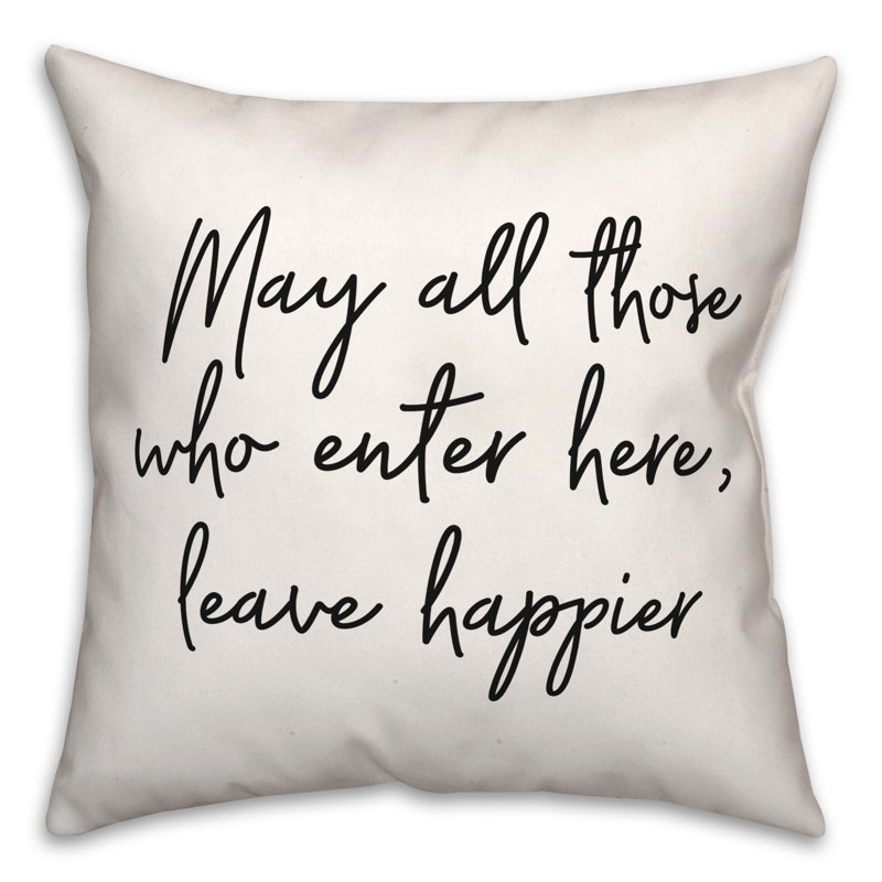 Coussin noir et blanc