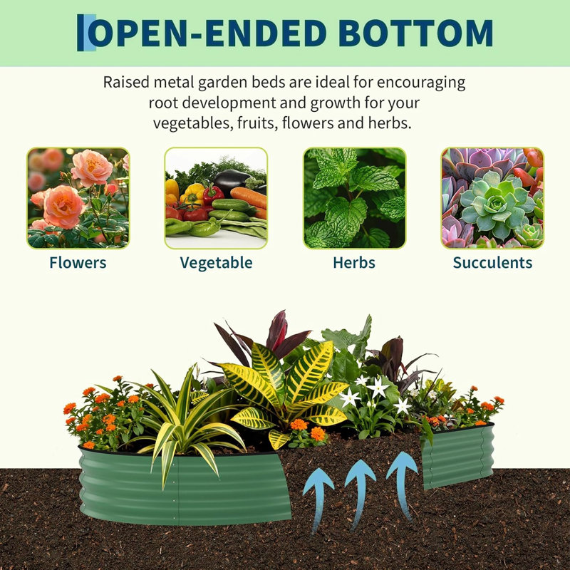 Metal Raised Garden Bed
