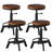 Industrial Bar Stool, Swivel Adjustable Counter Height Stool,Farmhouse Kitchen Stools,Adjustable Seat Height:17"-24"-1529448634