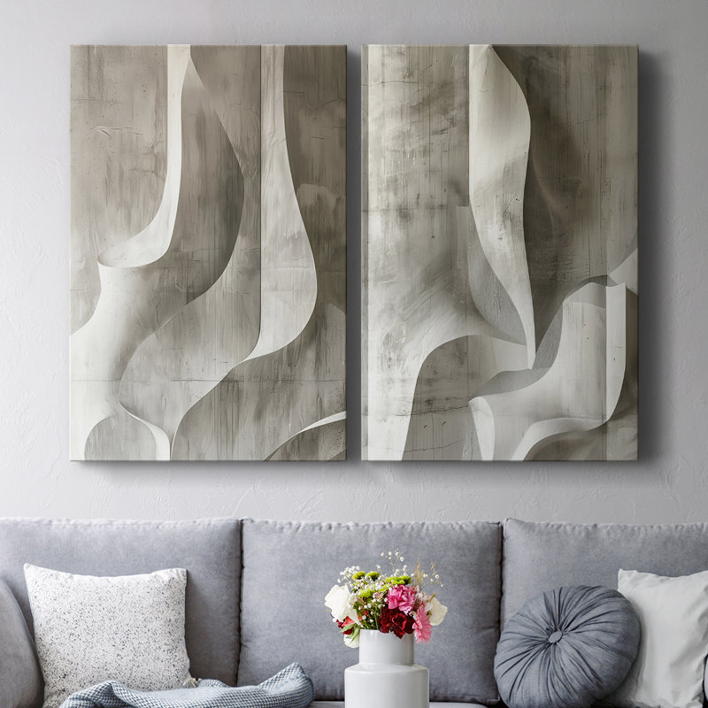 ABSTRACT Series CDLX - Toile tendue avec châssis de qualité supérieure - Prêt à être accroché
