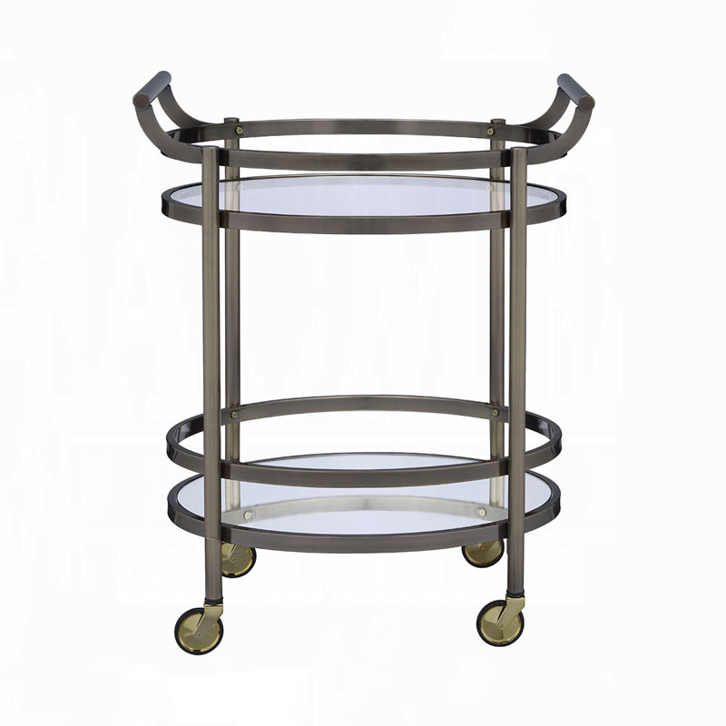 Lakelyn Bar Cart, Brushed Bronze