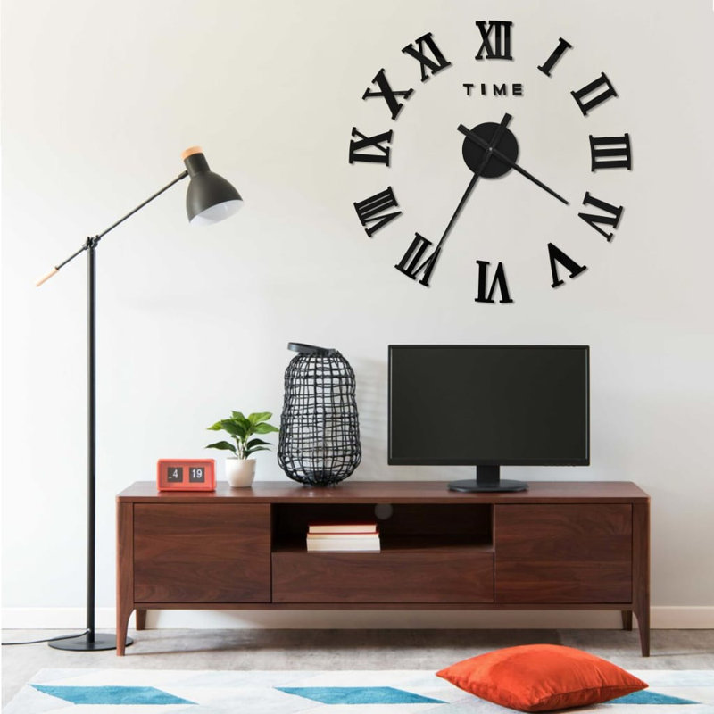 Garcia Wall Clock, Black