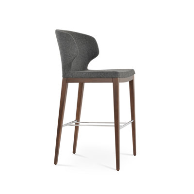 Tabouret de bar et de comptoir en bois Amed Plus