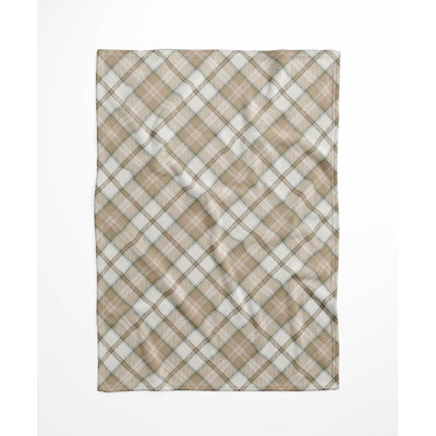 Diamond Plaid Velveteen Fleece Blanket
