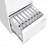 2 Drawer Filing Storage Organizer Cabinet With Lock Locking Metal File Cabinets Three Drawer Office Cabinet For Legal/Letter/A4/F4 Home Office