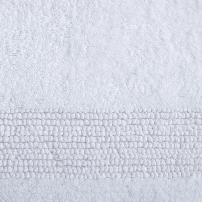 Cotton Bath Rug, White