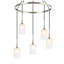 Lustre de roue de wagon à l’ombre 5 lumières Shults-970385971-971203663