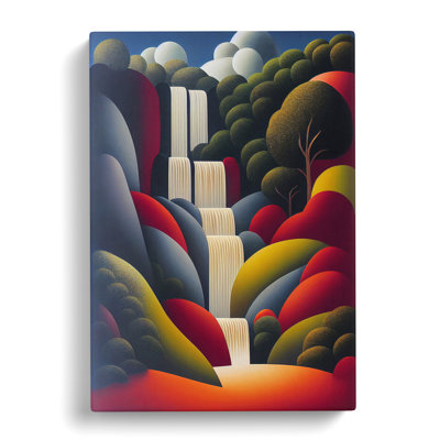 Cute Waterfall - Wrapped Canvas Print