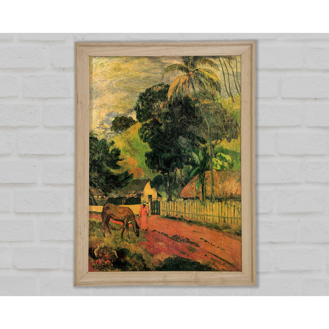 Gauguin-Landschaft - Druck