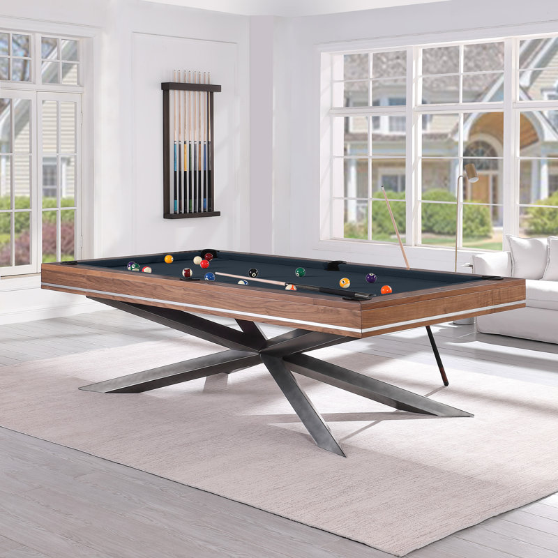 Playcraft Astral 8' Slate Pool Table with Professional Installation Included, No, Titanium