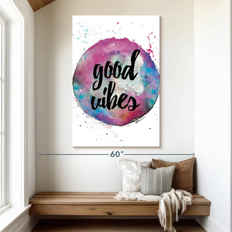 Good Vibes Splash, H 51 po x l 34 po