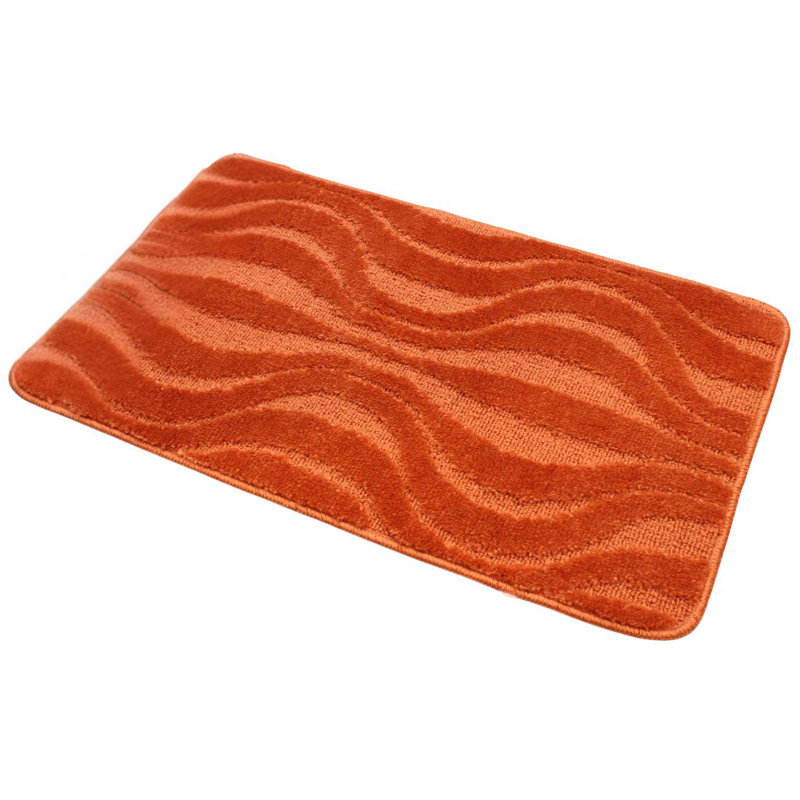 Polypropylene Plastic Bath Mat, Brick