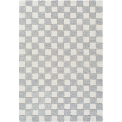 Wright Hand-Tufted Checkered Rug