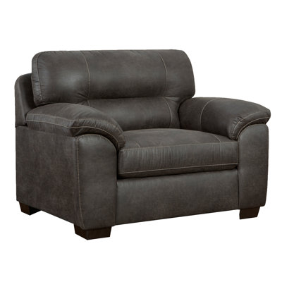 Tirana Contemporary Fabric Pillow-Top Arm Chair