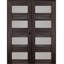 Porte double standard en bois manufacturé et en verre Della-71006209-90976129-71006211